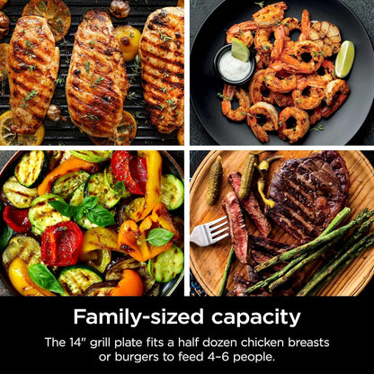 HeatWave Grill™ — Smoke-reduced indoor grilling.